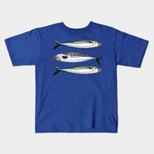 Mackerel Pattern - Fish Fans Kids T-Shirt